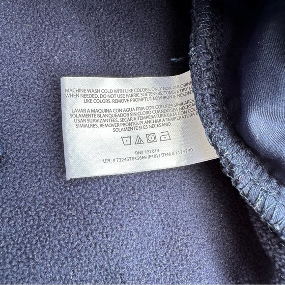 Orvis Fleece Lined Flannel Jacket Women Long Sleeve Snap Button Down Blue Medium - Picture 12 of 12